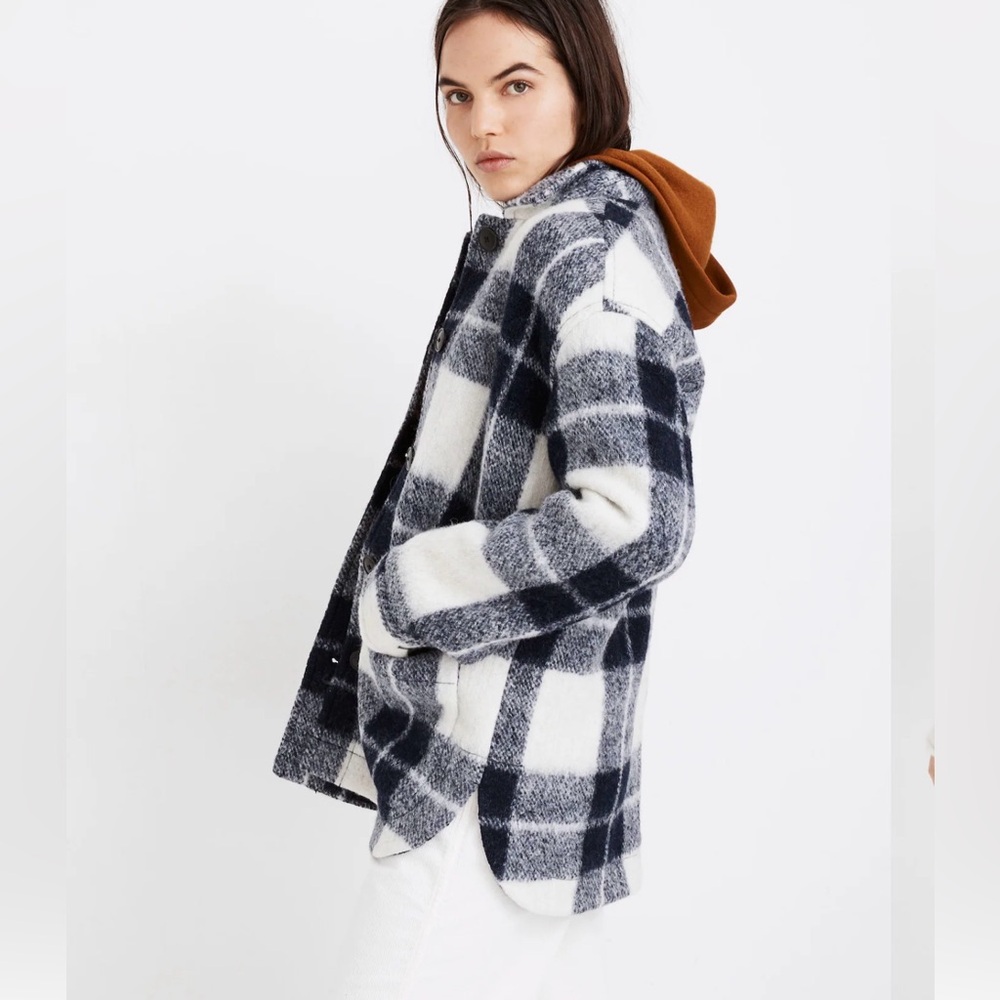Madewell Walton shirt-jacket in Colleton Plaid - Picture 5 of 8